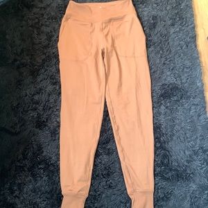 Burnt orange jogger sweatpants